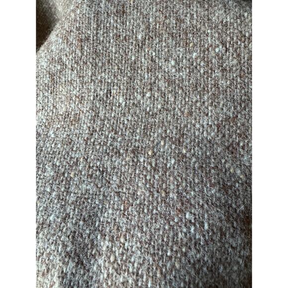 American Vintage Cottage Tailor Wool Pleated Tweed Boucle skirt pockets size XS - Picture 11 of 12